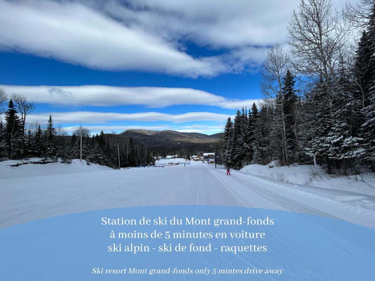 Woody - Chalets De Moh La Malbaie Eksteriør billede